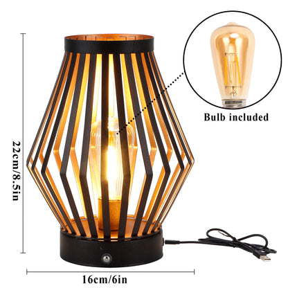 Set of 2 Dimmable Bedside Table Lamps-4