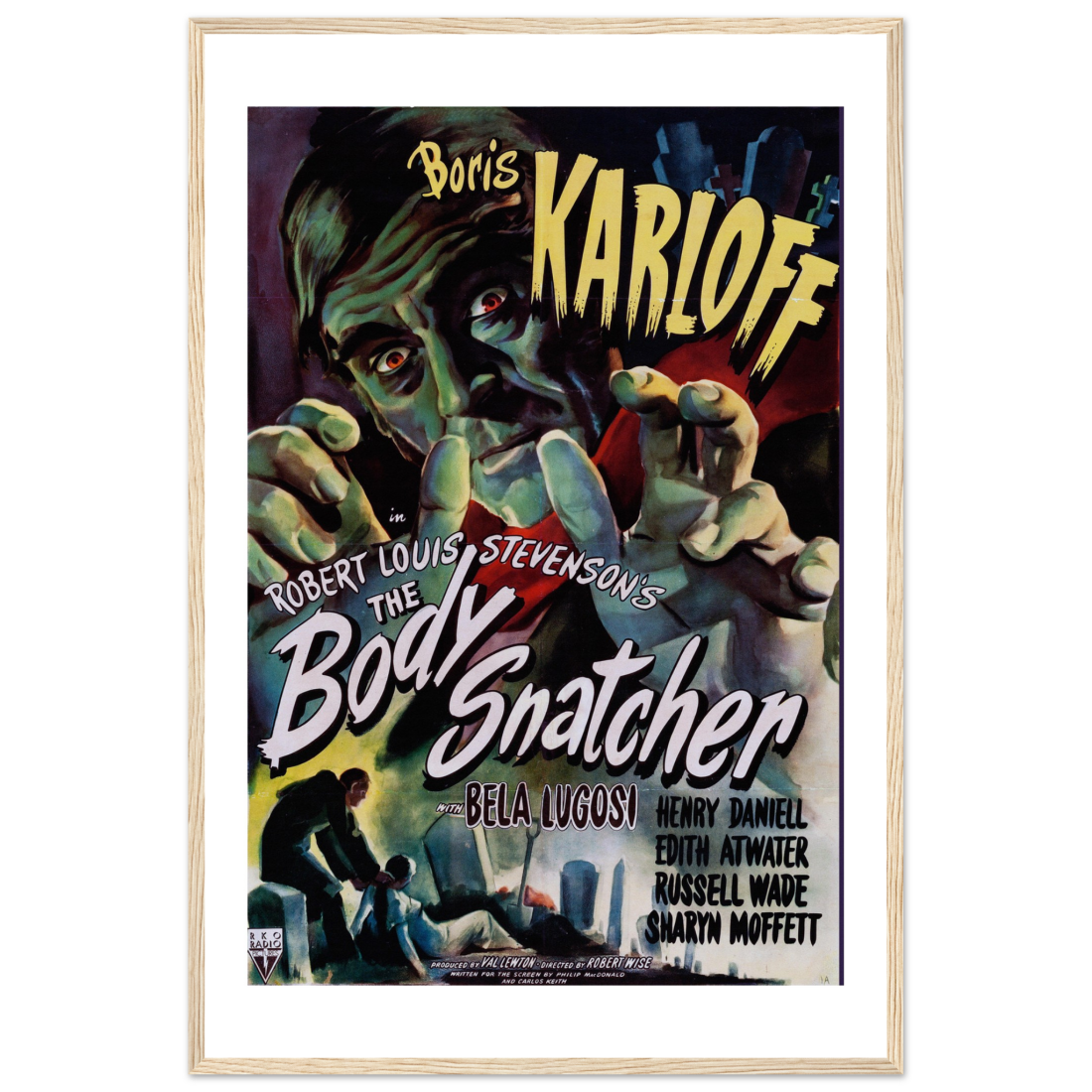 Body Snatcher 40s Sci-Fi Horror movie poster-12