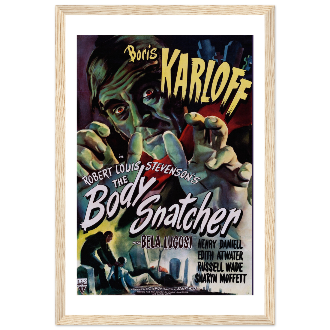Body Snatcher 40s Sci-Fi Horror movie poster-8