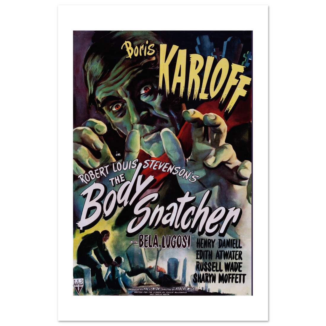 Body Snatcher 40s Sci-Fi Horror movie poster-5