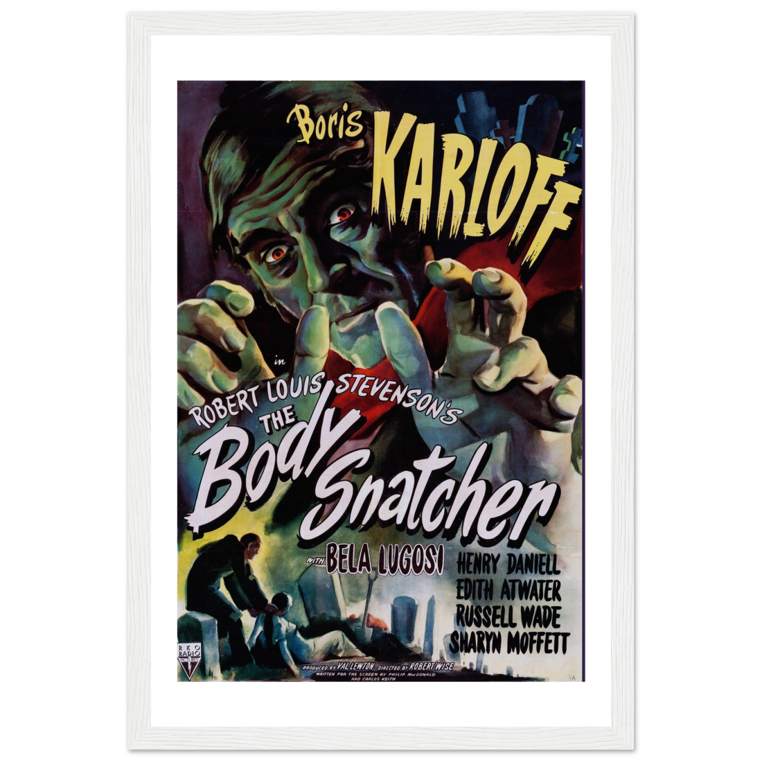 Body Snatcher 40s Sci-Fi Horror movie poster-9