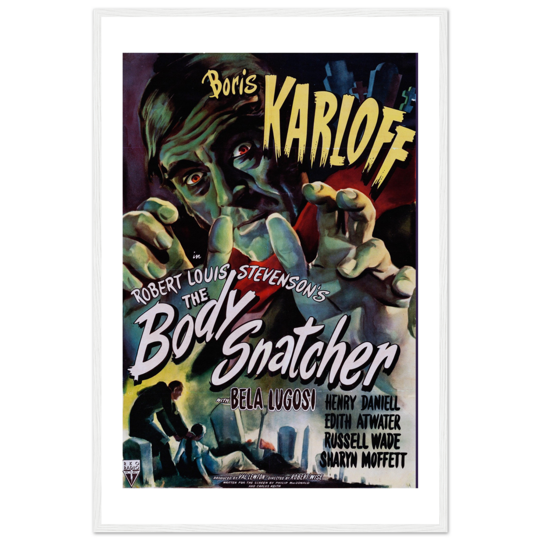 Body Snatcher 40s Sci-Fi Horror movie poster-13