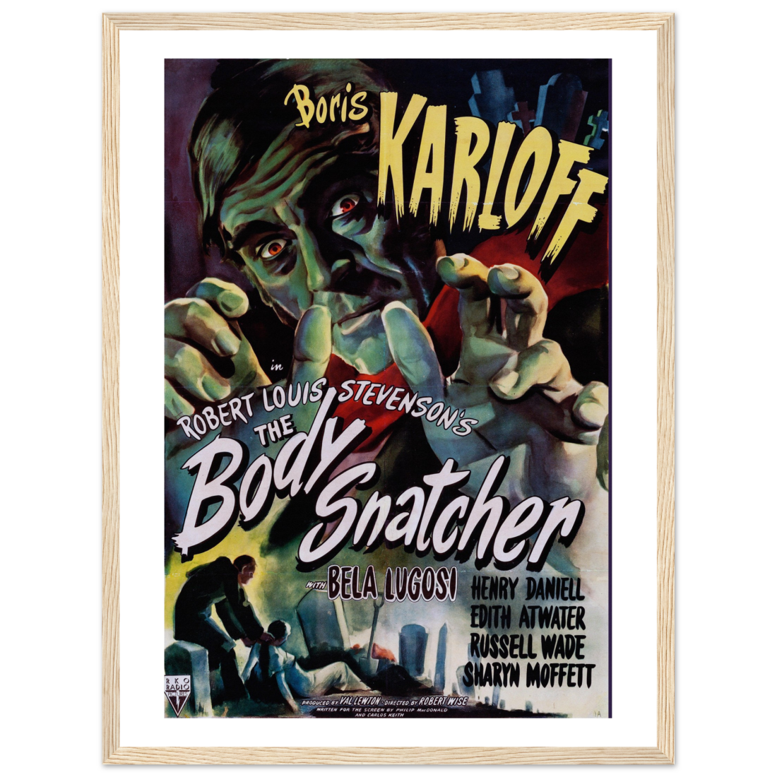 Body Snatcher 40s Sci-Fi Horror movie poster-10