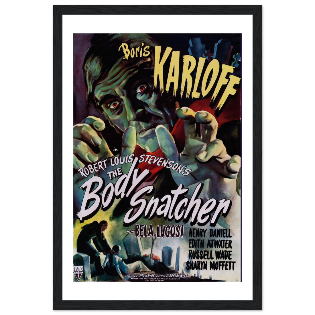 Body Snatcher 40s Sci-Fi Horror movie poster-2