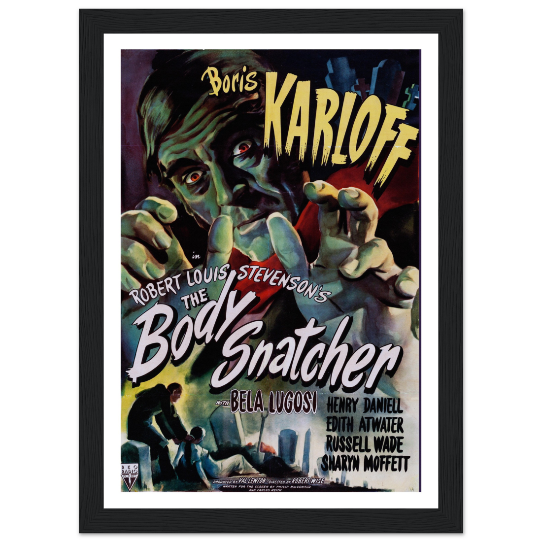 Body Snatcher 40s Sci-Fi Horror movie poster-6