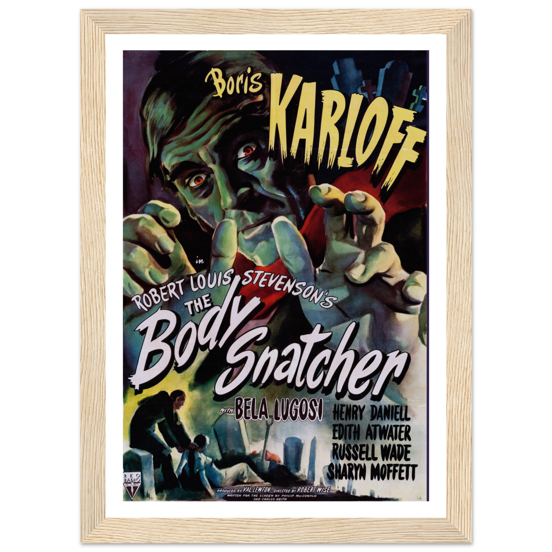 Body Snatcher 40s Sci-Fi Horror movie poster-4