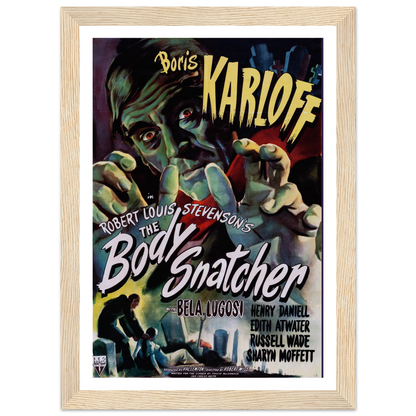 Body Snatcher 40s Sci-Fi Horror movie poster-4