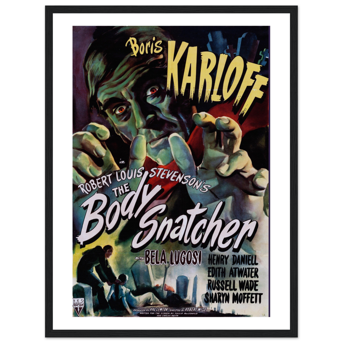Body Snatcher 40s Sci-Fi Horror movie poster-3