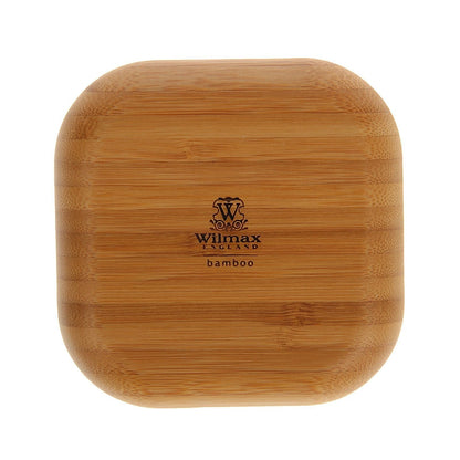 Set Of 12 Bamboo Square Plate 4" inchX 4" inch | For Appetizers-4