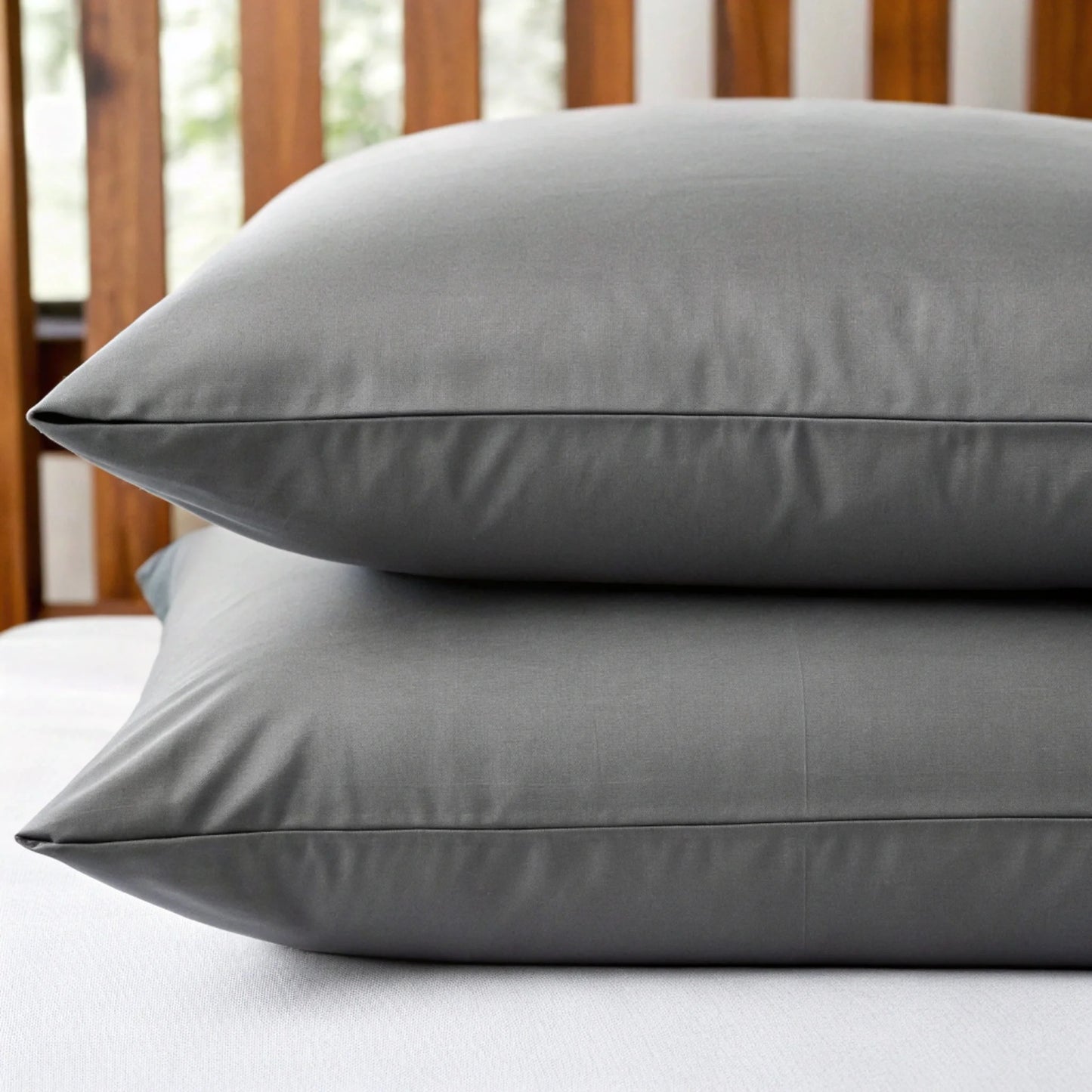 Bamboo Pillowcase Set – Copper-Infused (2-Piece Set,  Multi-Colors, Cooling, Queen/King)