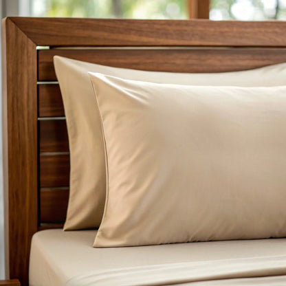 Bamboo Pillowcase Set – Copper-Infused (2-Piece Set,  Multi-Colors, Cooling, Queen/King)
