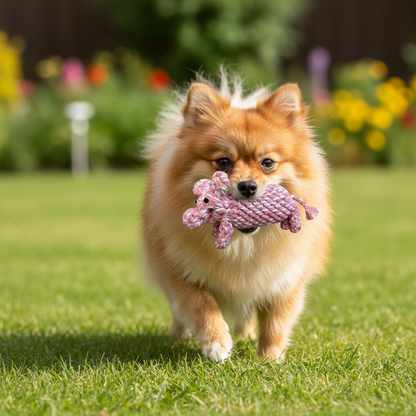 Peony Piglet Pet Toy | Premium | Sustainable-4