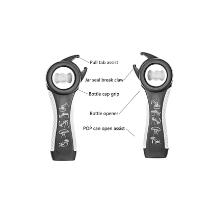 UNIVERSAL BOTTLE AND JAR OPENER SET- GREY-3