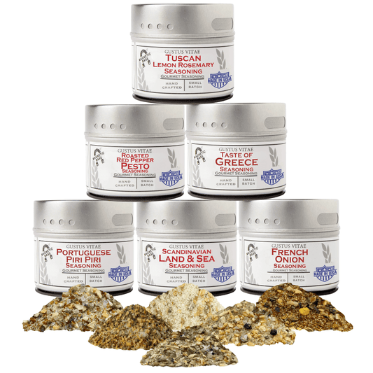 European Seasonings Gift Set - Tastes of Europe - Artisanal Spice Blends Six Pack-0