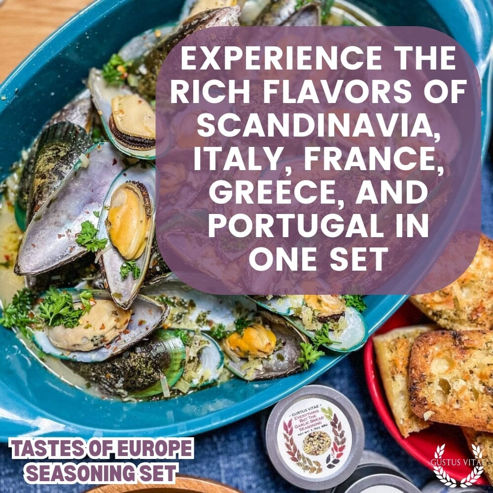 European Seasonings Gift Set - Tastes of Europe - Artisanal Spice Blends Six Pack-2