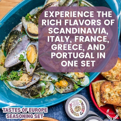 European Seasonings Gift Set - Tastes of Europe - Artisanal Spice Blends Six Pack-2