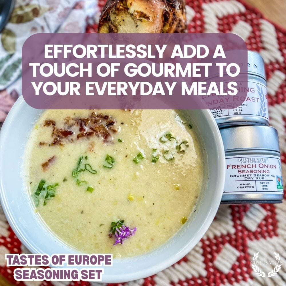European Seasonings Gift Set - Tastes of Europe - Artisanal Spice Blends Six Pack-1