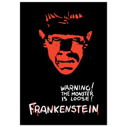 Frankenstein 30s Sci-Fi Horror movie poster-5