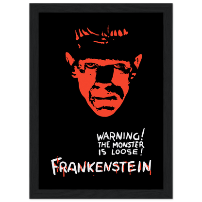 Frankenstein 30s Sci-Fi Horror movie poster-6