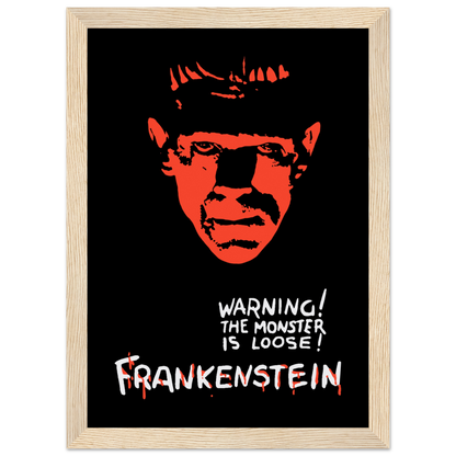 Frankenstein 30s Sci-Fi Horror movie poster-7