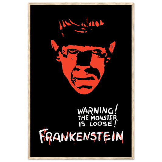Frankenstein 30s Sci-Fi Horror movie poster-0
