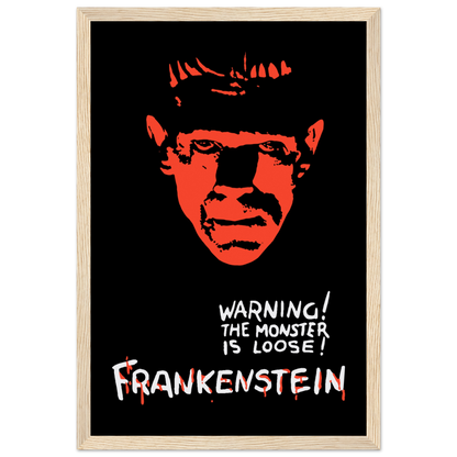 Frankenstein 30s Sci-Fi Horror movie poster-10