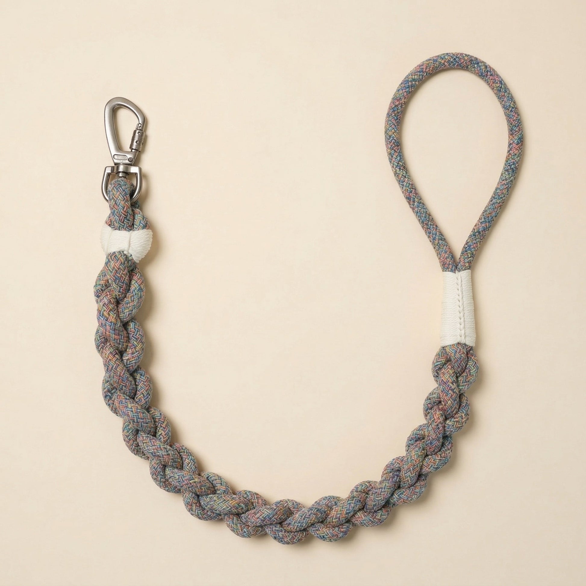 New: Handcrafted Rainbow Rover Dog Leash | Sustainable-1