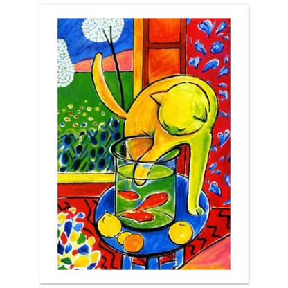 Henri Matisse the Cat with Red Fishes 1914 poster-5