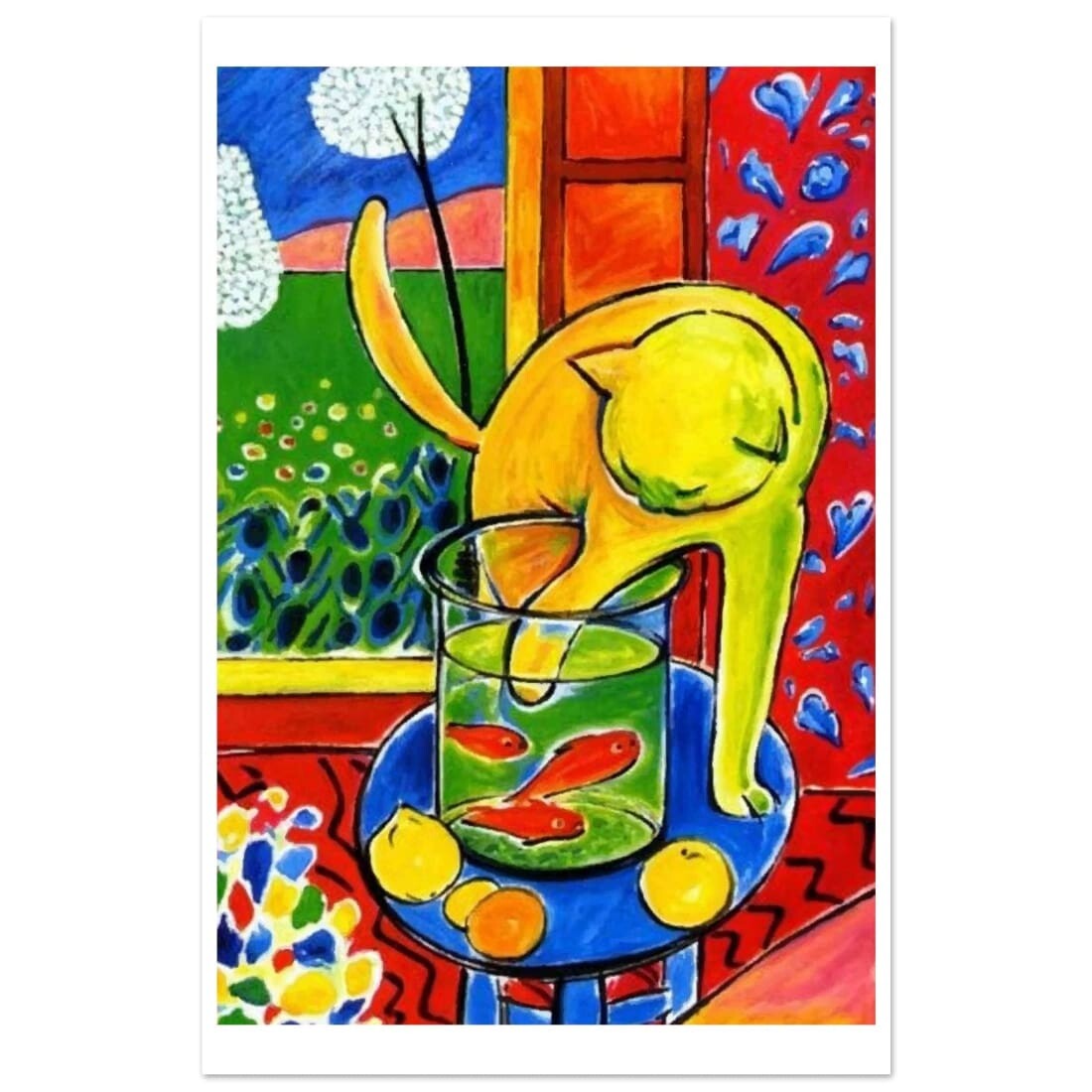 Henri Matisse the Cat with Red Fishes 1914 poster-16