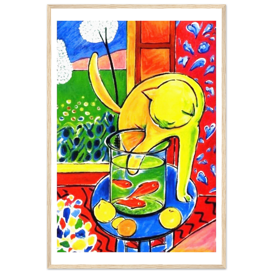 Henri Matisse the Cat with Red Fishes 1914 poster-17