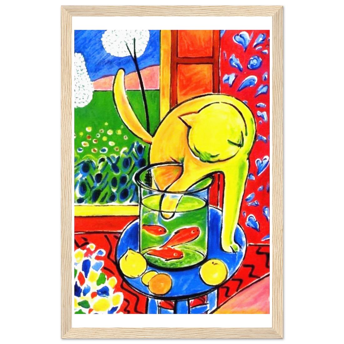 Henri Matisse the Cat with Red Fishes 1914 poster-3