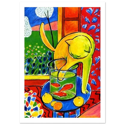 Henri Matisse the Cat with Red Fishes 1914 poster-9
