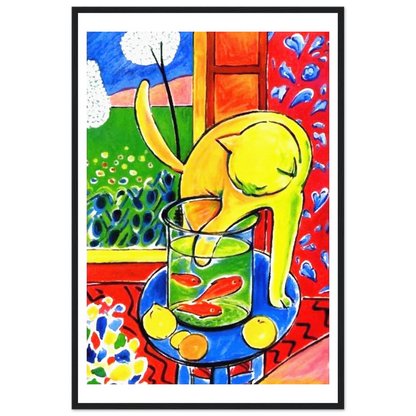Henri Matisse the Cat with Red Fishes 1914 poster-0