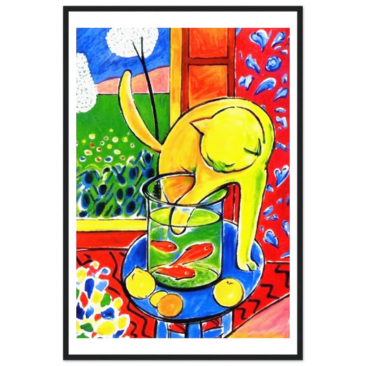 Henri Matisse the Cat with Red Fishes 1914 poster-0