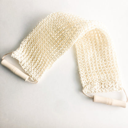 Natural Sisal Back & Body Scrubber - Organic Biodegradable Zero Waste Exfoliating - Plastic Free Sustainable Shower & Bathroom-2