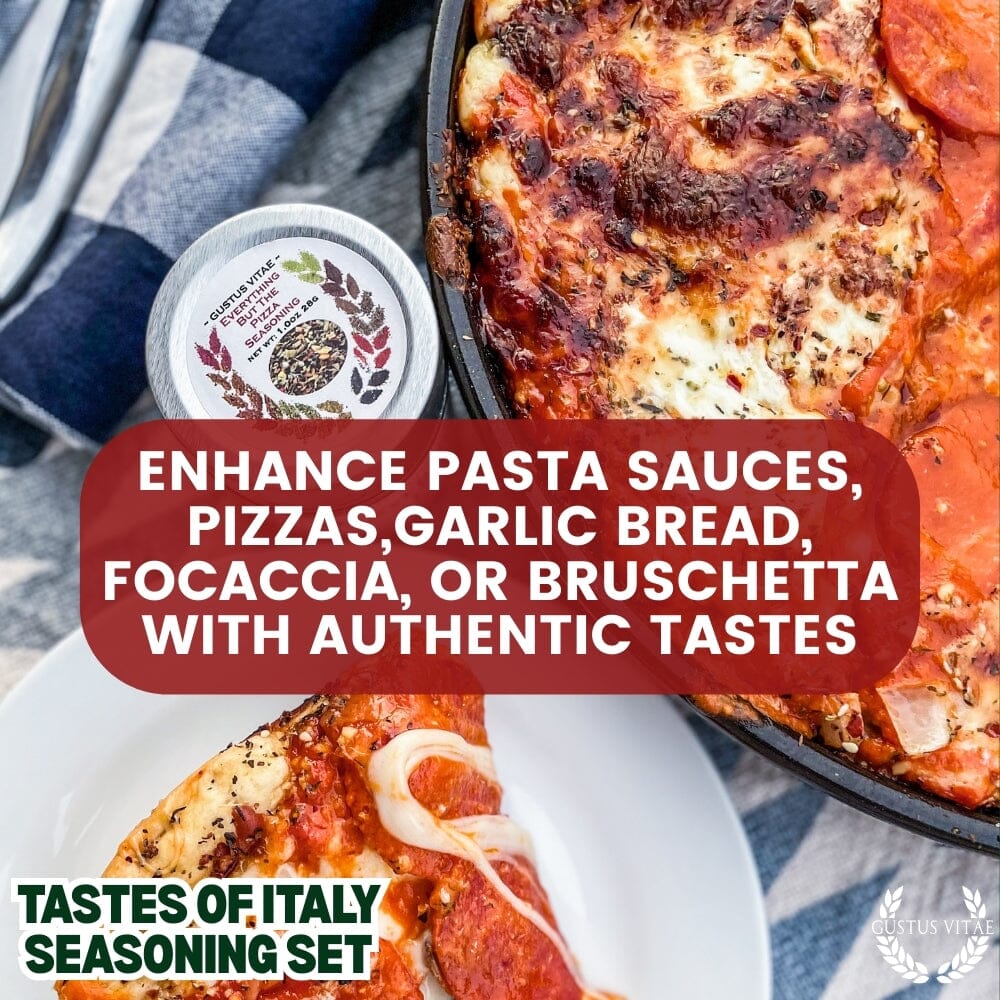 Italian Seasoning Gift Set - Tastes of Italy - Artisanal Spice Blends Six Pack-2