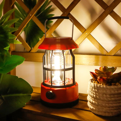 Set of 2 LED Solar Camping Lantern Dimmable-1