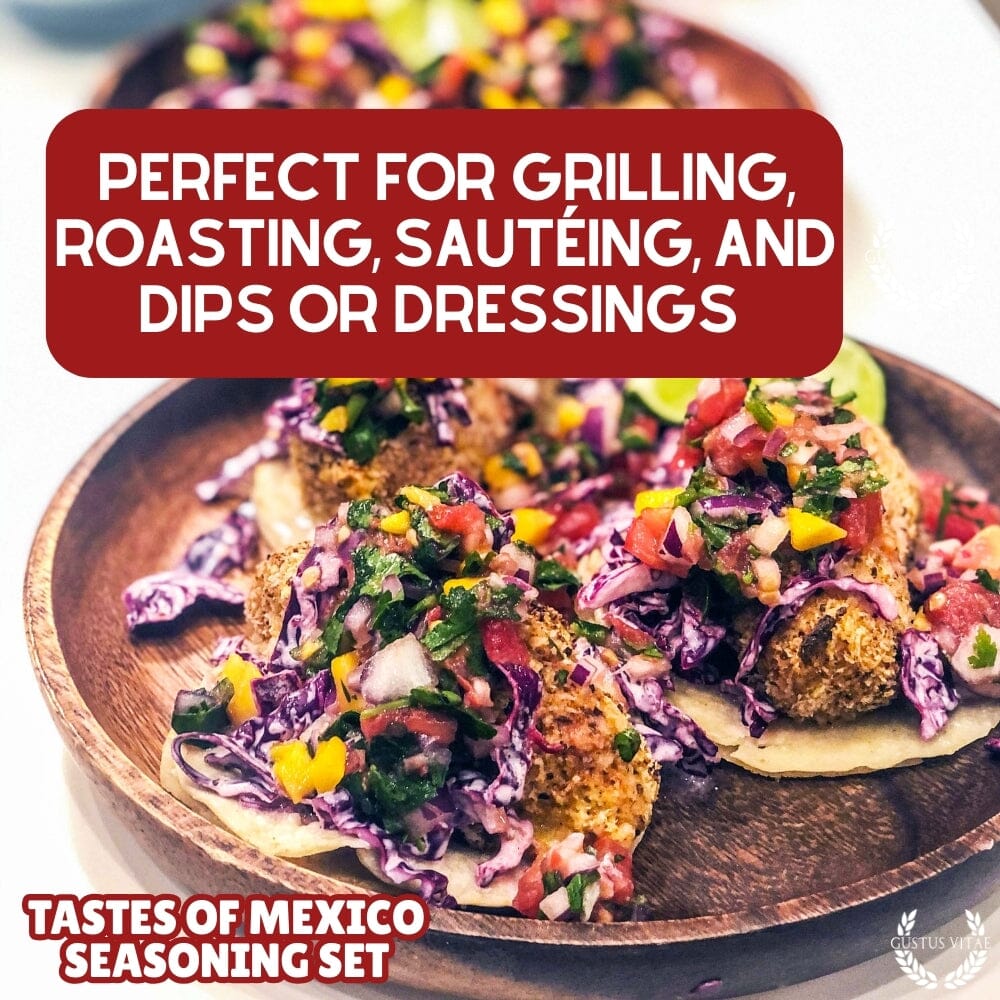 Mexican Seasoning Gift Set - Tastes of Mexico - Artisanal Spice Blends Six Pack-2