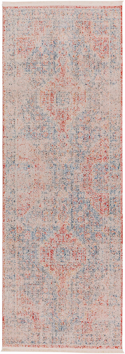 Akio Red & Blue Area Rug - Clearance-5