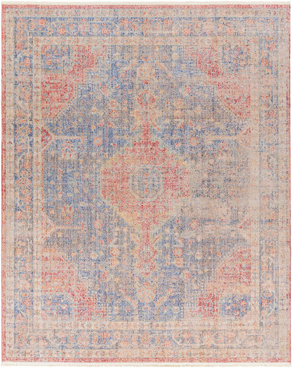 Akio Red & Blue Area Rug - Clearance-6