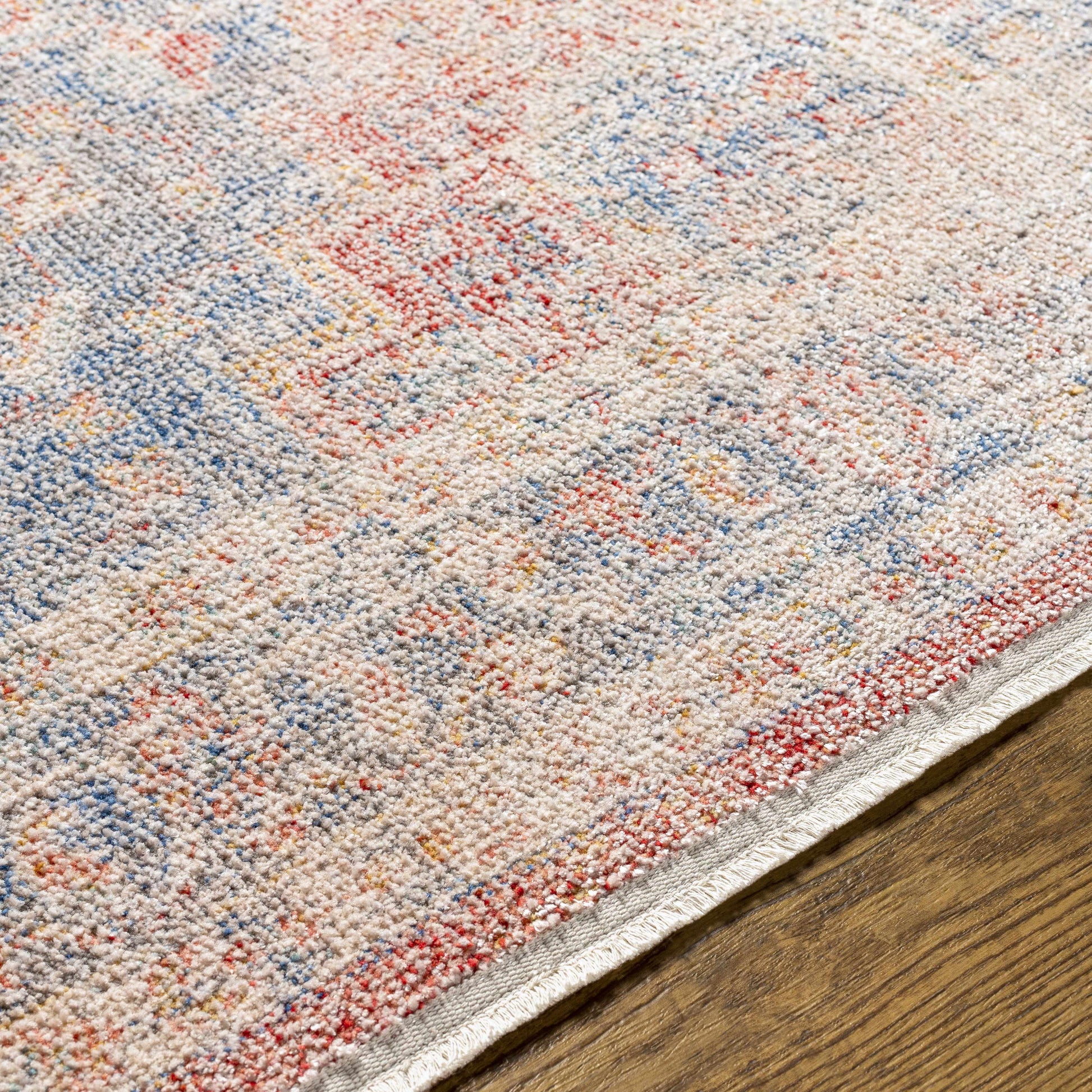 Akio Red & Blue Area Rug - Clearance-3