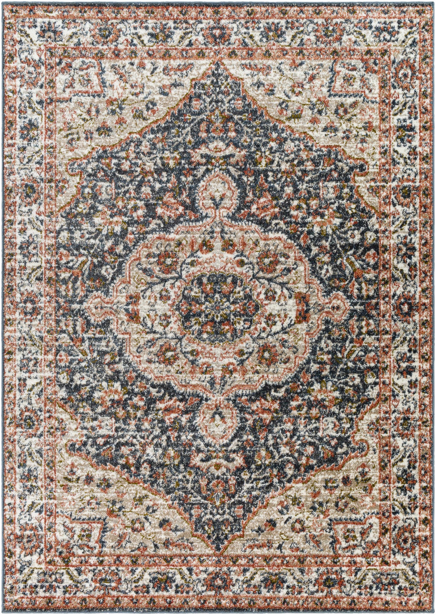 Okiot Traditional Area Rug - Clearance-0