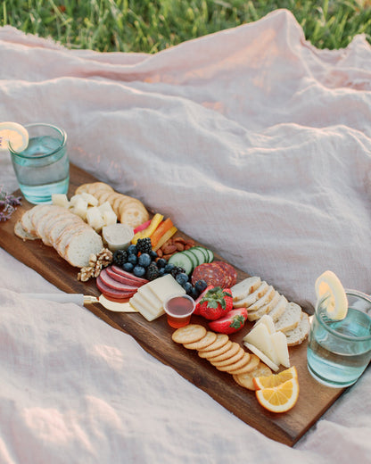 24" Acacia Wood Grazing Board-2
