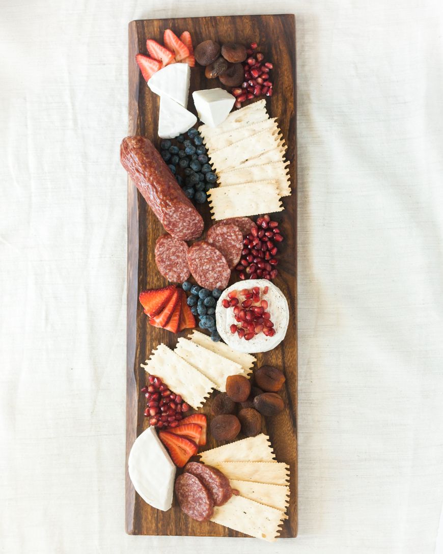 24" Acacia Wood Grazing Board-0
