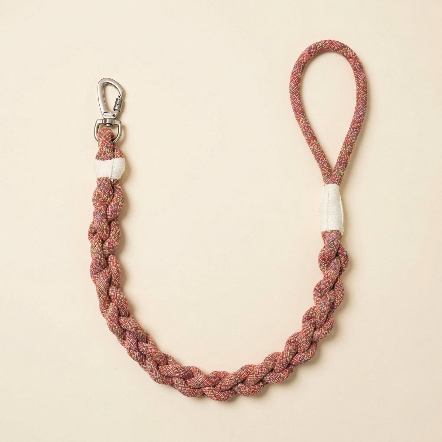 New: Handcrafted Rose Ember Dog Leash | Sustainable | Stylish-1