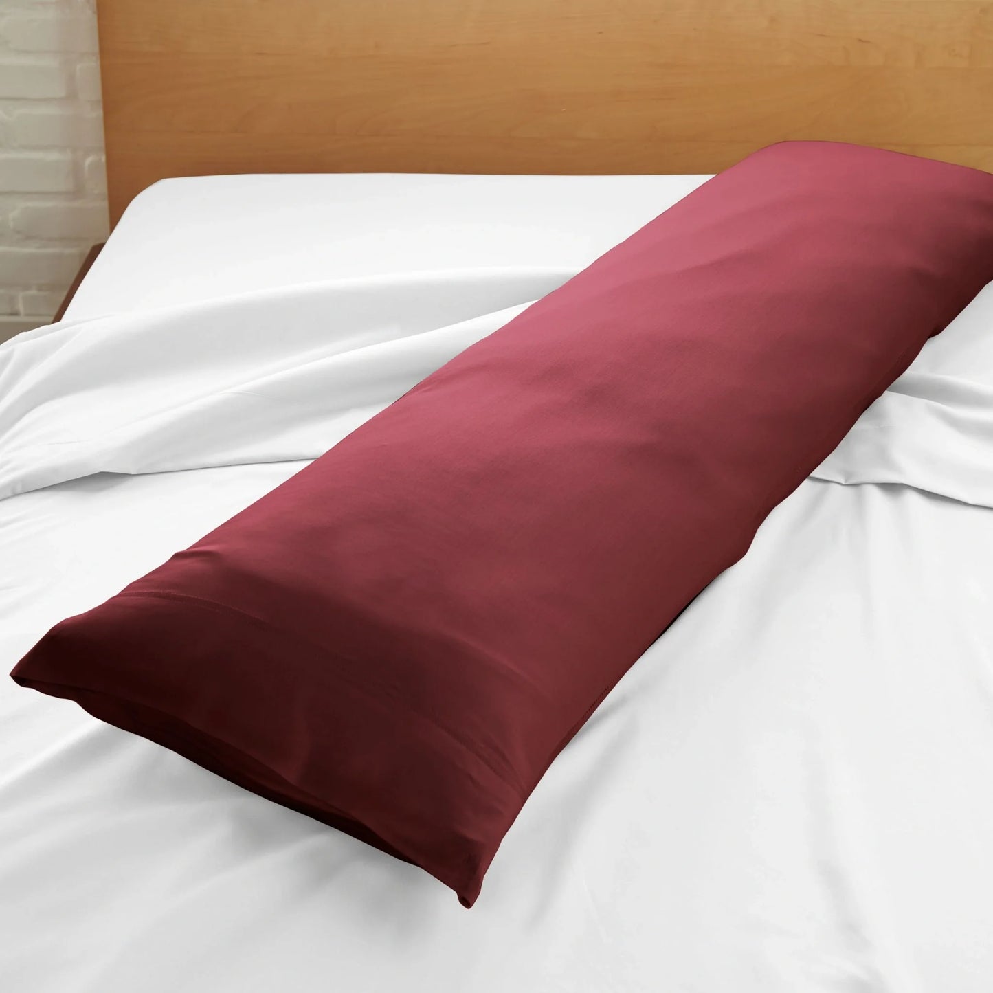 White Bamboo Pillowcase – Body (24x60 in, Multi-Colors, Cooling, 300 TC)