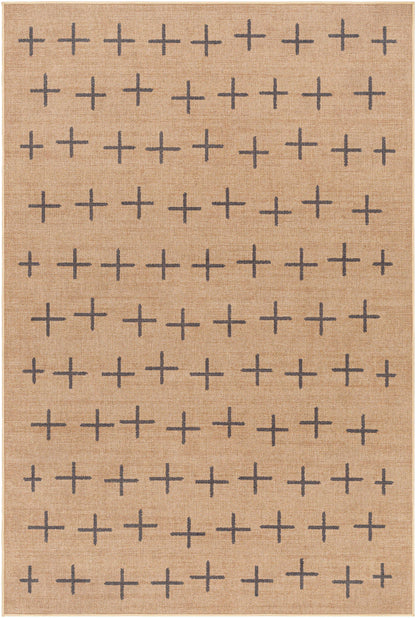 Haimi Black Washable Jutely Rug - Clearance-0