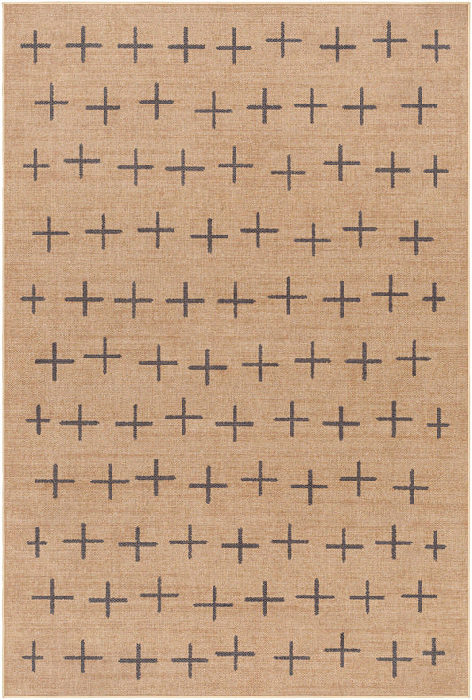 Haimi Black Washable Jutely Rug - Clearance-0