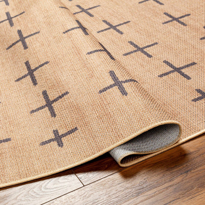 Haimi Black Washable Jutely Rug - Clearance-3