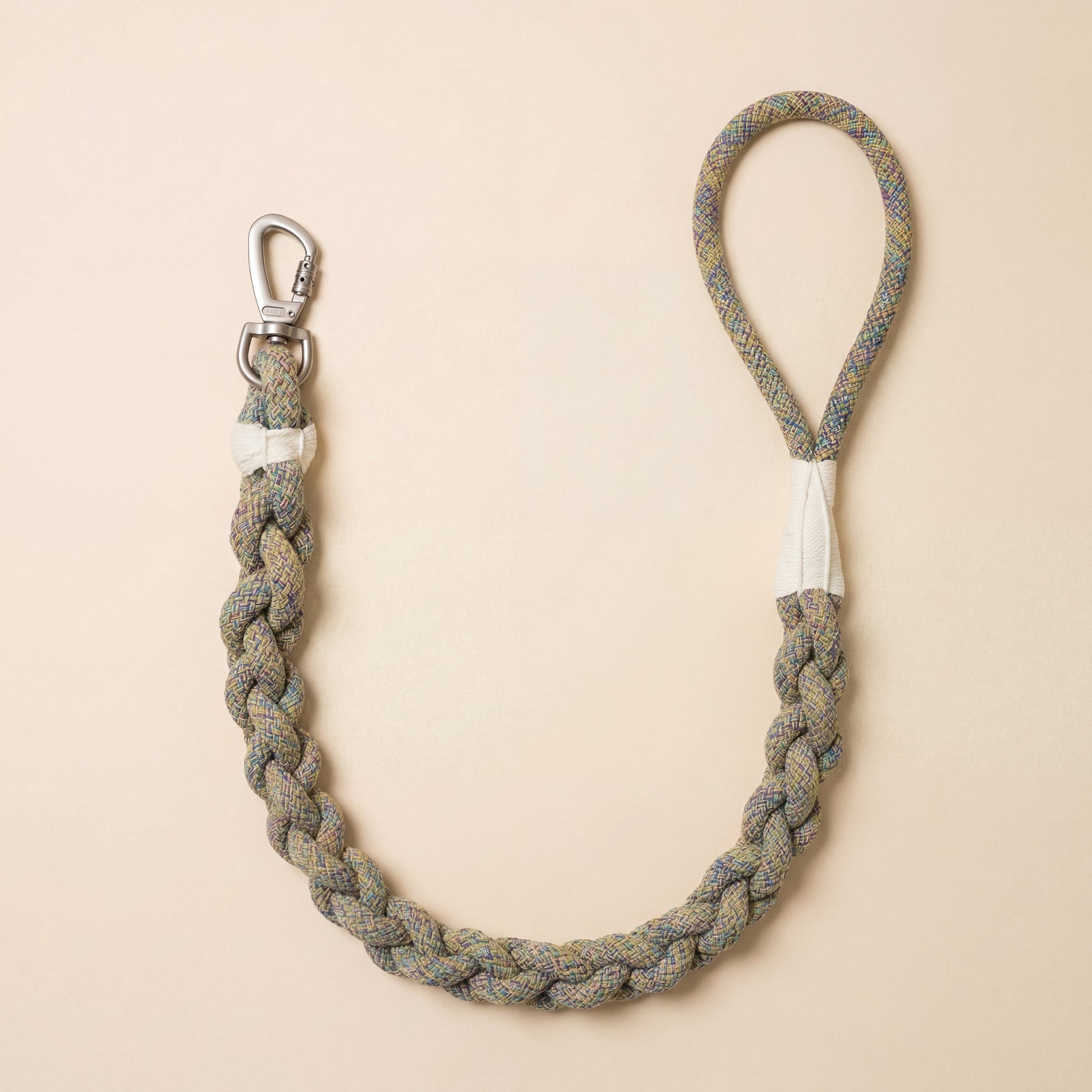 New: Handcrafted Olive Dog Leash | Sustainable | Stylish-1